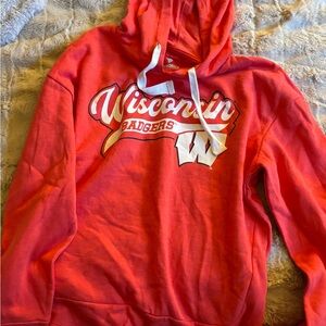 Red Wisconsin Badgers Hoodie